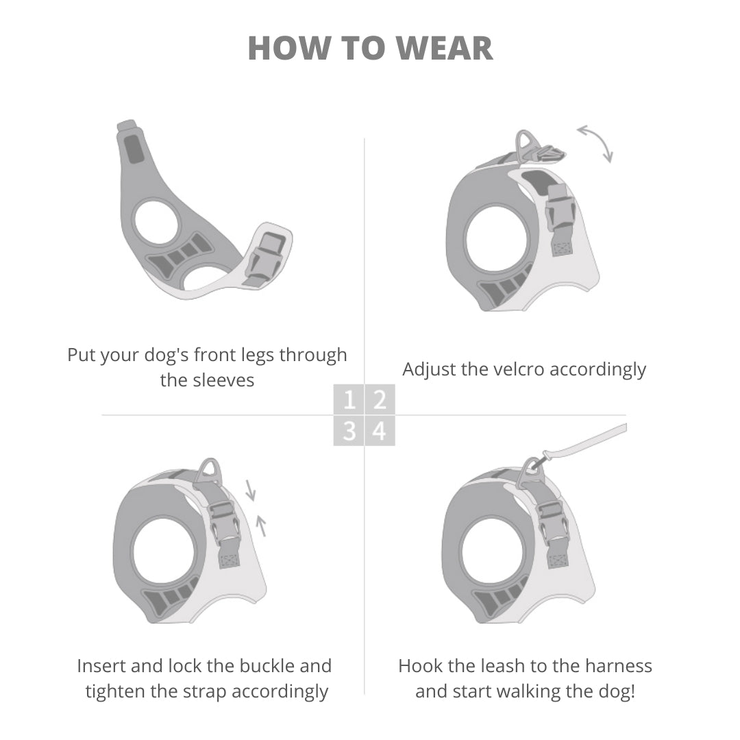 Instachew PETKIT Air Fly Dog Harness-8
