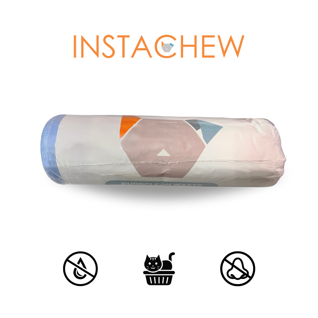 INSTACHEW Purrclean Cat Litter Waste Bags, Pet Poop Bags for Smart Litter Box.-1