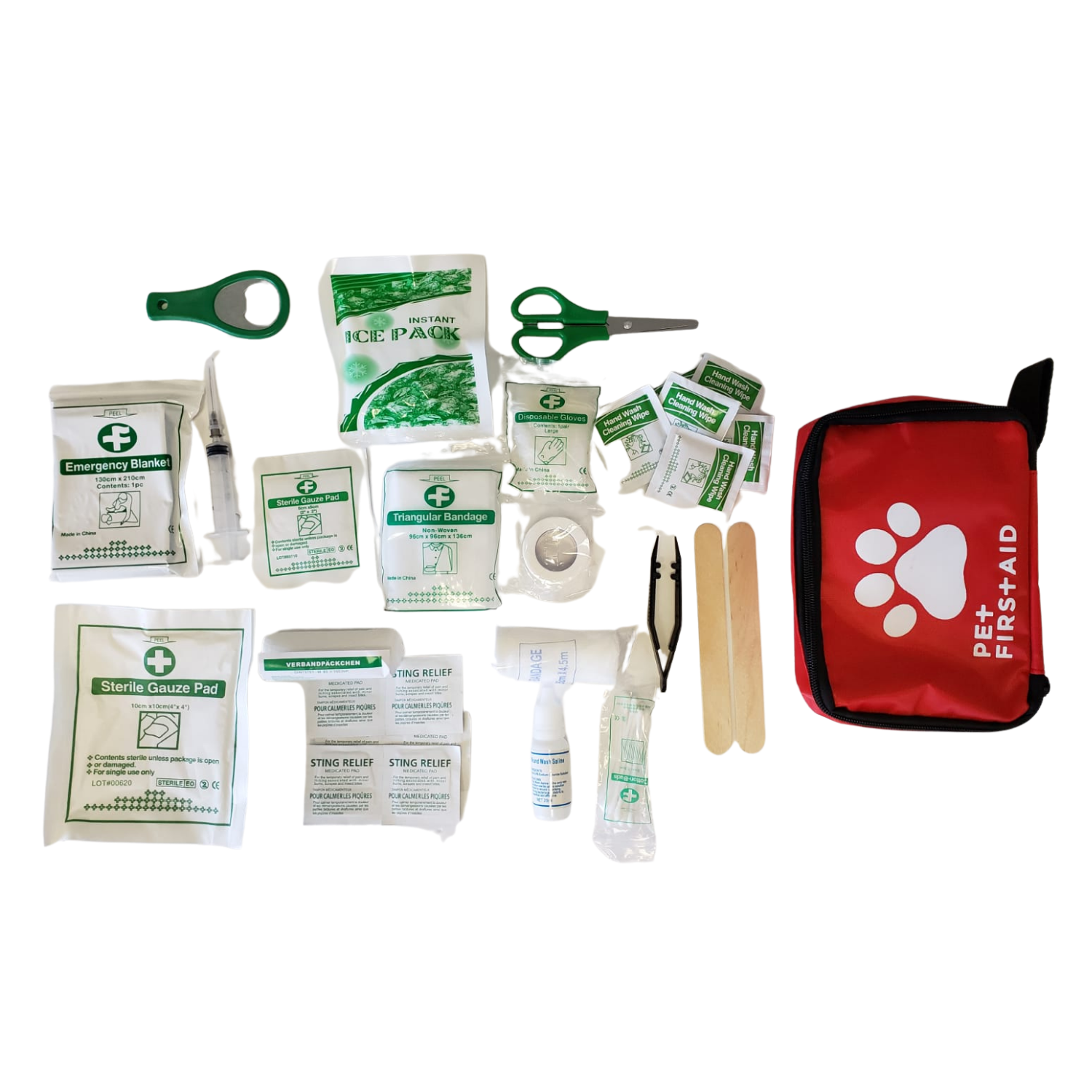 40-Piece Pet Travel First Aid Kit