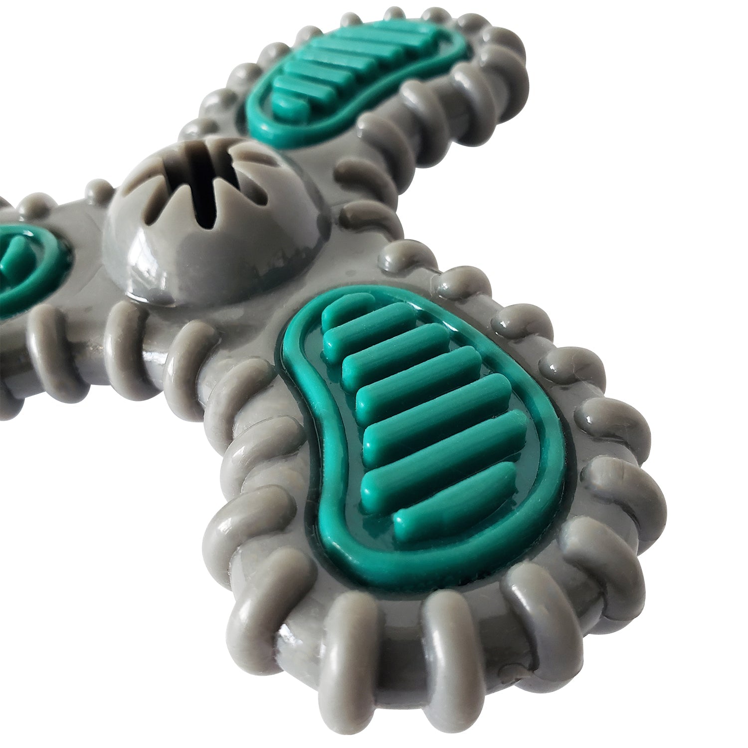 TPR Nylon Dental Spinner Dog Toy - Light & Medium Chewers