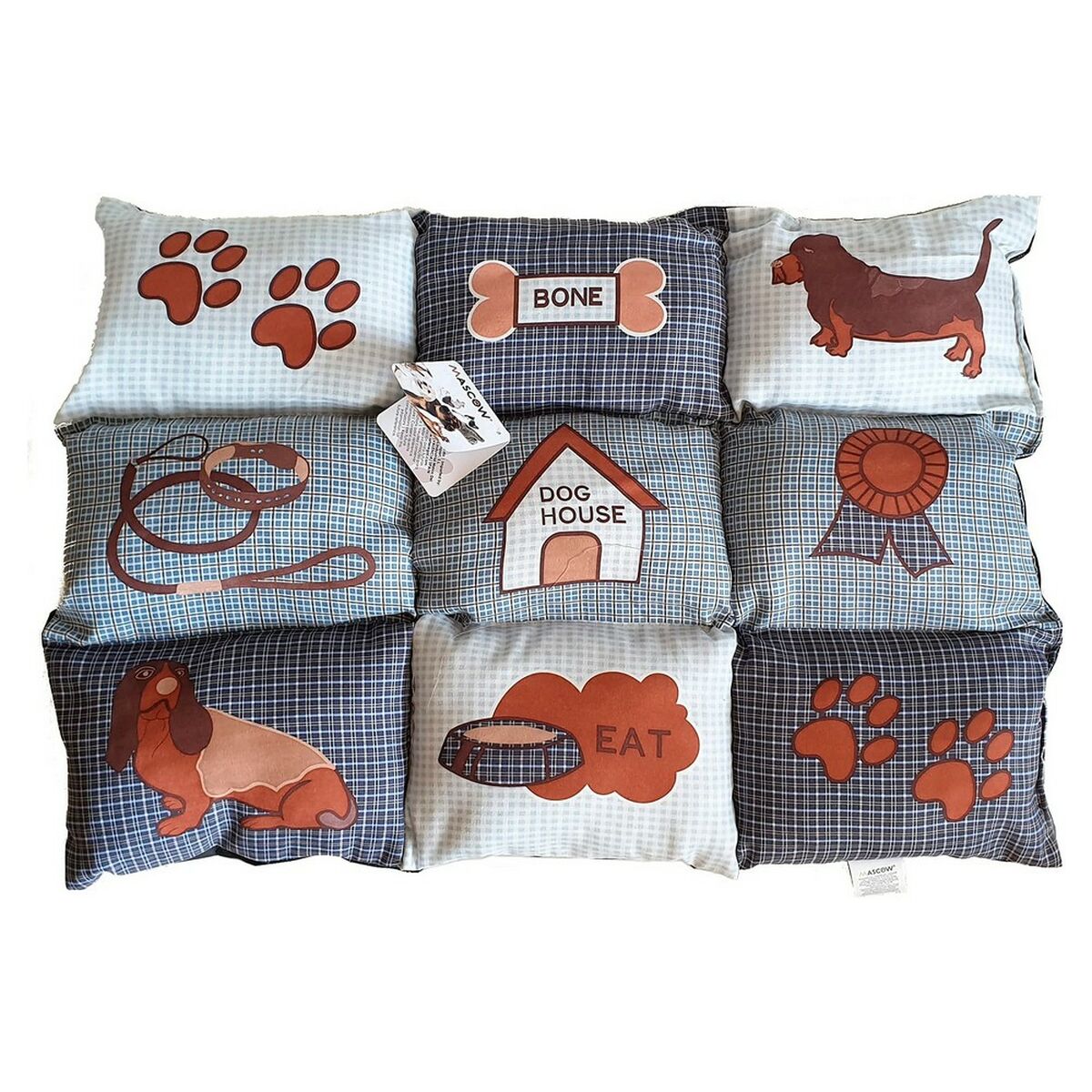 Dog Bed 100 % polyester (59 x 10 x 79 cm)-0
