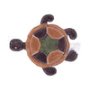 Vegan Leather Patchwork Turtle - Dog Chew Toy