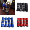 4pcs/set Antiskid Puppy Shoes Soft-soled Dog Shoes Waterproof Soft Pet Paw Care Pet Accessories Chihuahua Yorkie Shoes